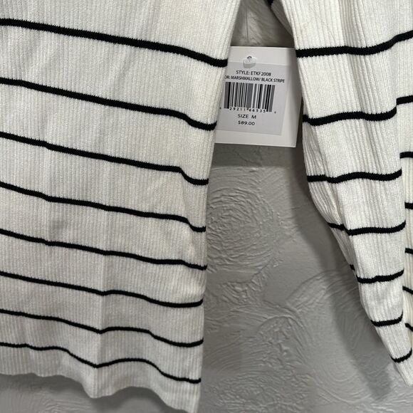 Ellen Tracy Zipper Detail Ribbed Sweater Size Medium NWT - Picture 4 of 7